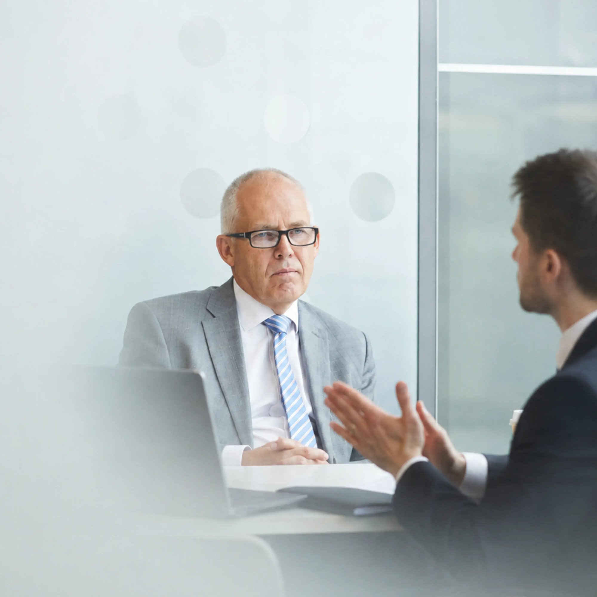 Senior Business Advisor Client Meeting
