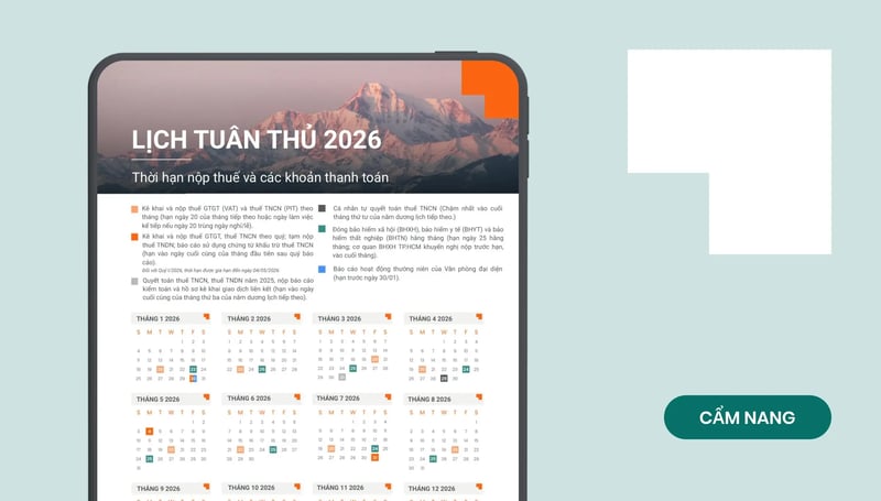 Lịch Tuân thủ Pháp luật Việt Nam 2026 cho Doanh nghiệp