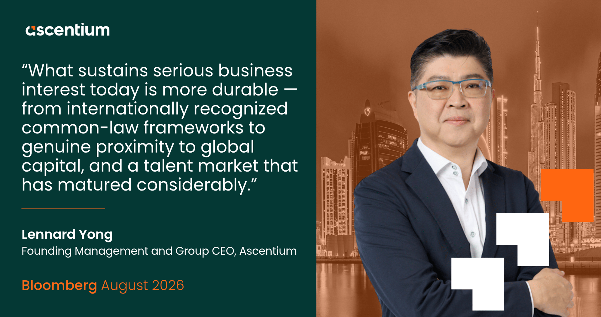 Bloomberg: Could the APAC–GCC Investment Corridor Reshape Global Growth