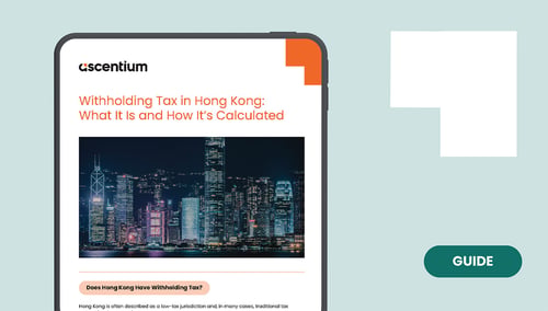 Withholding Tax in Hong Kong Guide